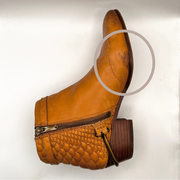 SAM EDELMAN CAMEL BOOTIE - Picture 13 of 17